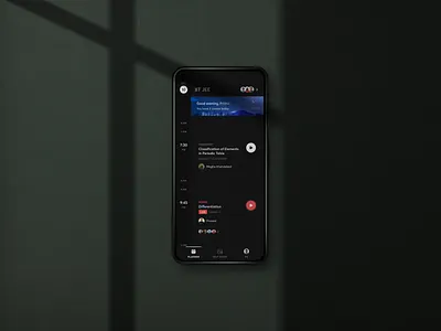 Night and Day 3d dark theme education illustration night mode ui unacademy ux