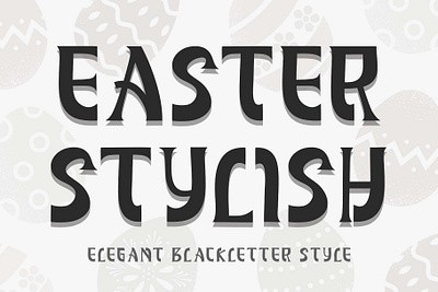 Easter Stylish beautiful branding easter elegant easter font font font design font easter graphic design handwritten logo