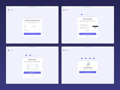 DeepSync Onboarding app data design flat marketing minimal ui ux web webapp