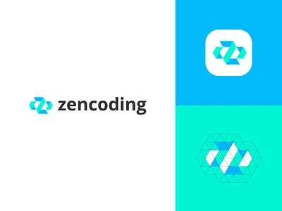 Z+ Coding abstract art abstract logo brand identity branding business logo coding logo colorful logo design gradient logo illustration letter logo logo logo design logo maker modern modern lettering modern logo professional logo z with coding logo