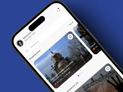 News platform ui design design mobile app mobile design ui ui design