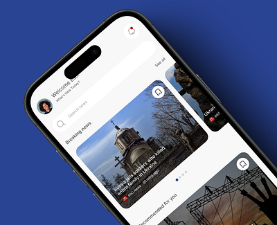 News platform ui design design mobile app mobile design ui ui design