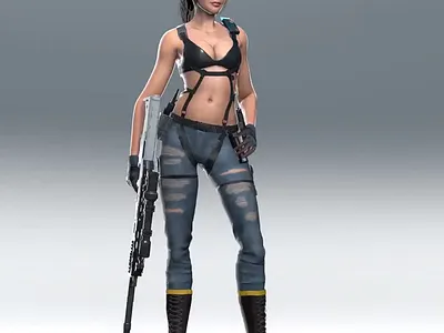 3D Realistic Game Ready Character 3d animation character game modeling motion graphics unreal engine