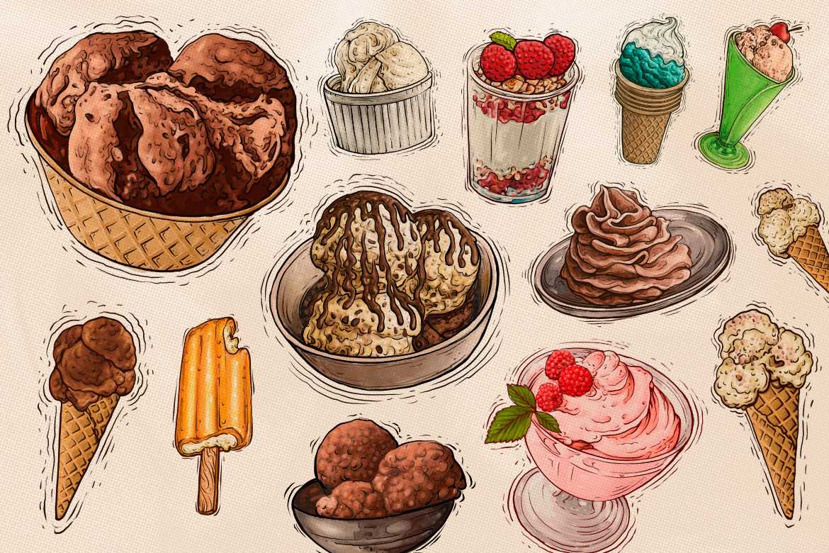 Example of Packaging Hand Drawn Illustration