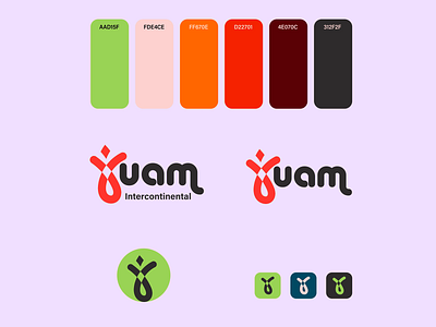 Colorful Branding Design - Yuam brand brand identity brand logo branding colorful colorful design creative creative logo design logo logo ideas logo mark logotype logotype design mark modern symbol typography yuam yuam logo