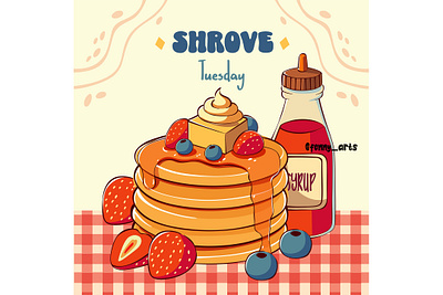 Delicious Stack of Pancakes for Shrove Tuesday breakfast celebration christian cooking day delicious dessert event festive food holy kitchen morning pancake religion snack stack sweets tasty tradition