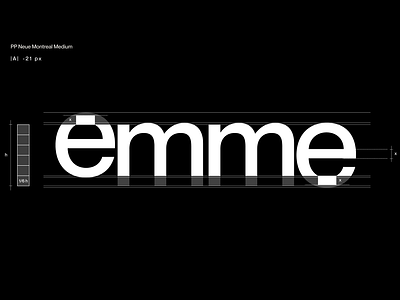 Emme Logotype brand brand identity branding design graphic design graphicdesign identity logo logo design logo designer logo gryd logodesign logotipo logotype logotype design type logo typography