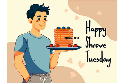 Festive Illustration for Shrove Tuesday Celebration breakfast celebration christian cooking day delicious dessert event festive food holy kitchen morning pancake religion snack stack sweets tasty tradition