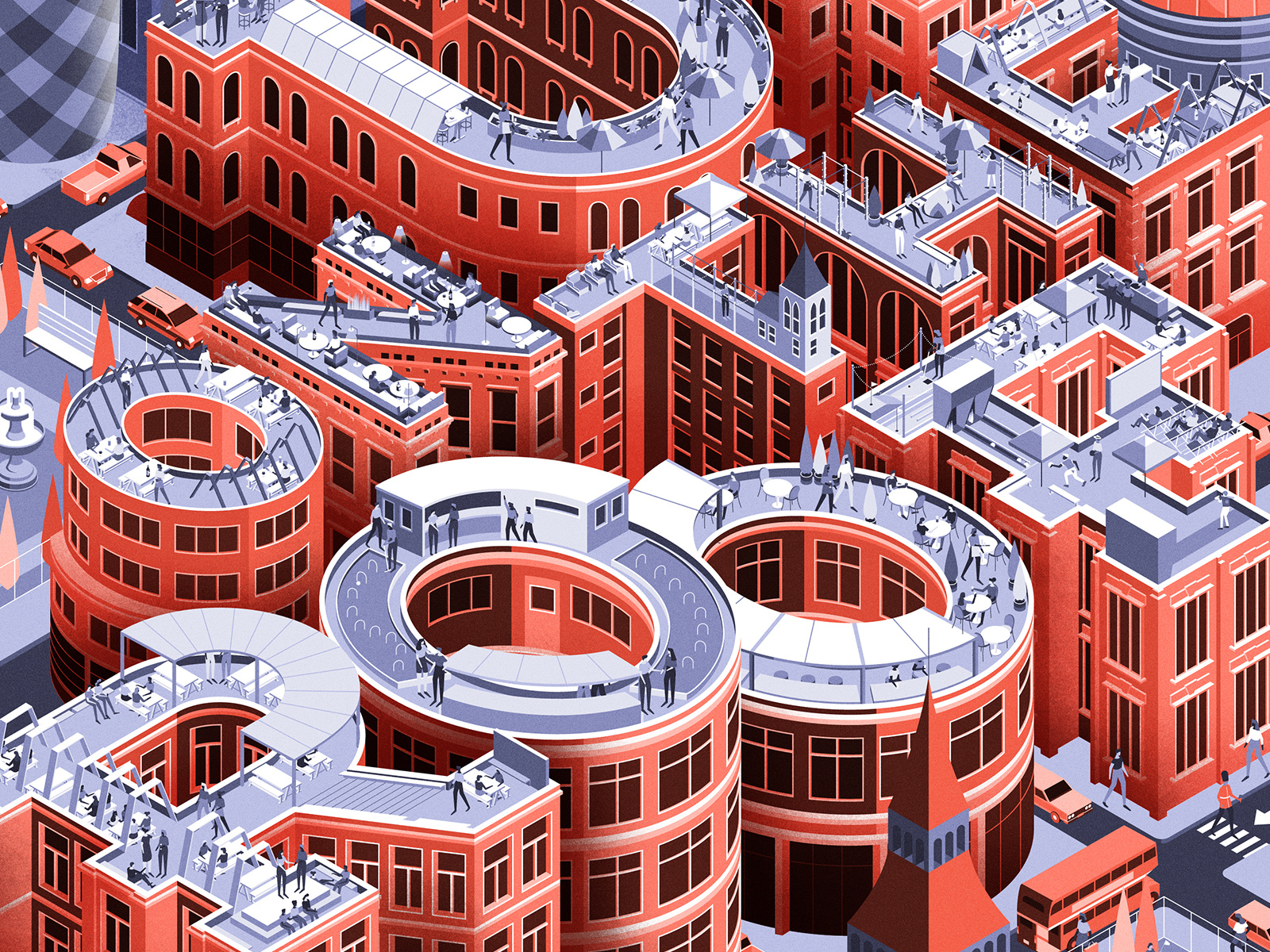 Example of Isometric Illustration