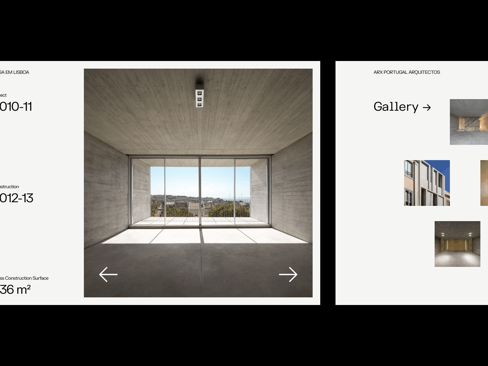 Casa em Lisboa 02 architecture building design grid layout modern modernist typography web