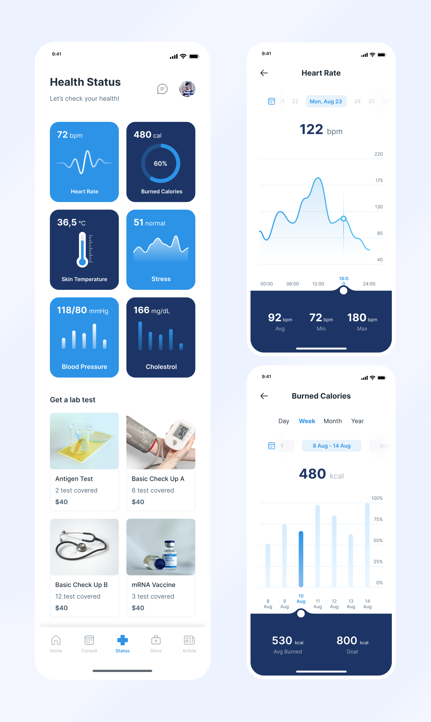 Medical Consultation App - Health Status by Muhammad Zaki Alzikri for ...