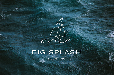 Big Splash Yachting advertising branding crew design graphic design illustration logo social media webflow website yacht yachting
