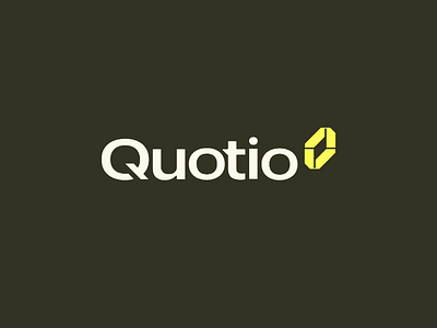 Quito - Modern Branding Design brand identity branding clean creative design logo logo design logo mark logotype minimalistic modern moodern design quito quito logo symbol typo typography visual identity white yellow