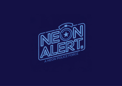 Neon Alert Branding branding design graphic design illustration logo typography vector