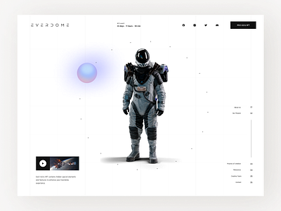 🚀 Everdome Astro NFT Landing Page 3d 3d landing 3d nft astro nft astronaut everdome nft collection nft landing nft website parallax ui ux web 3.0 web annimation webgl