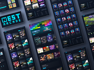 Nest Arcade | Web app design web app website