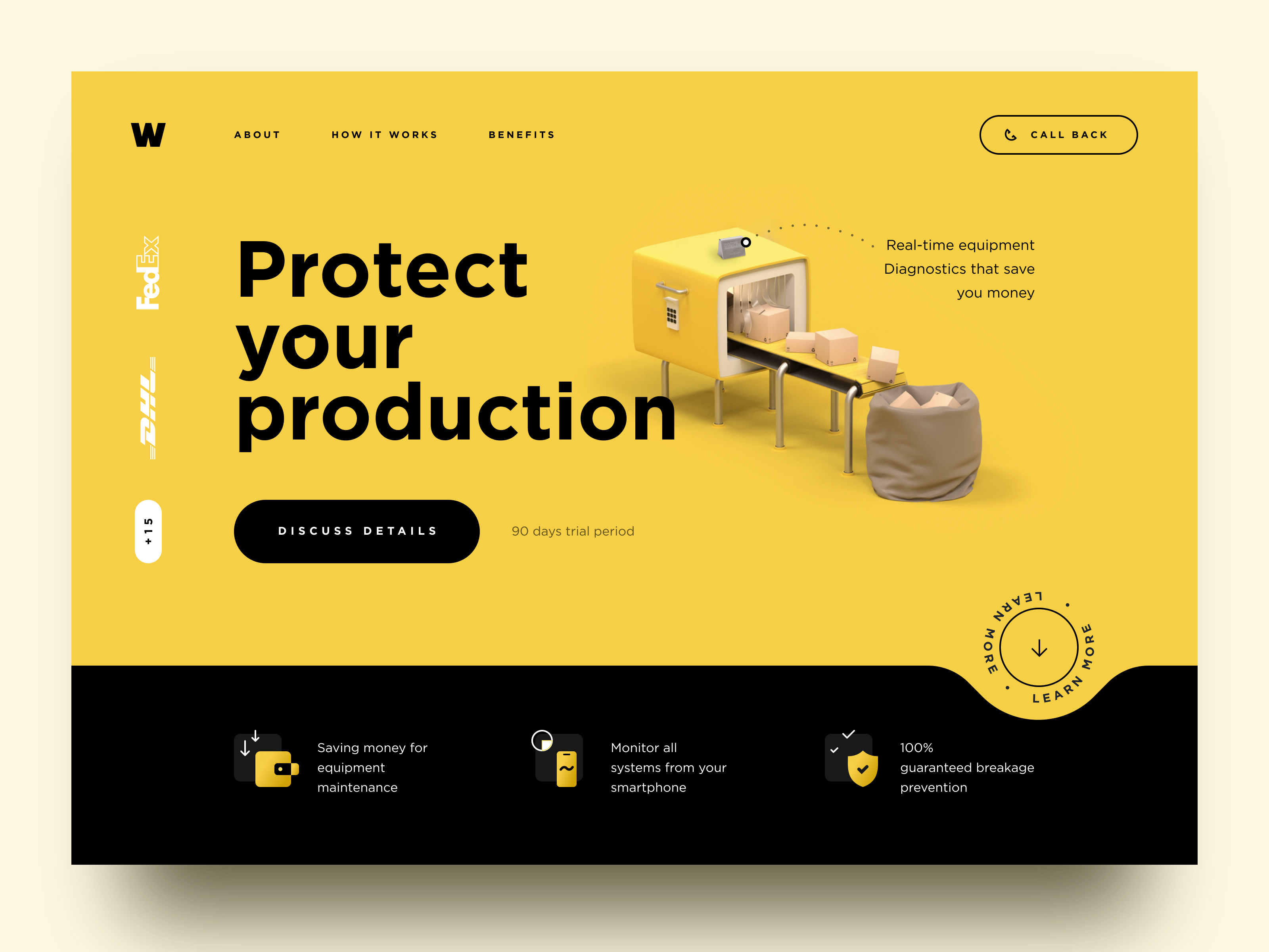 Example of Landing Page Design