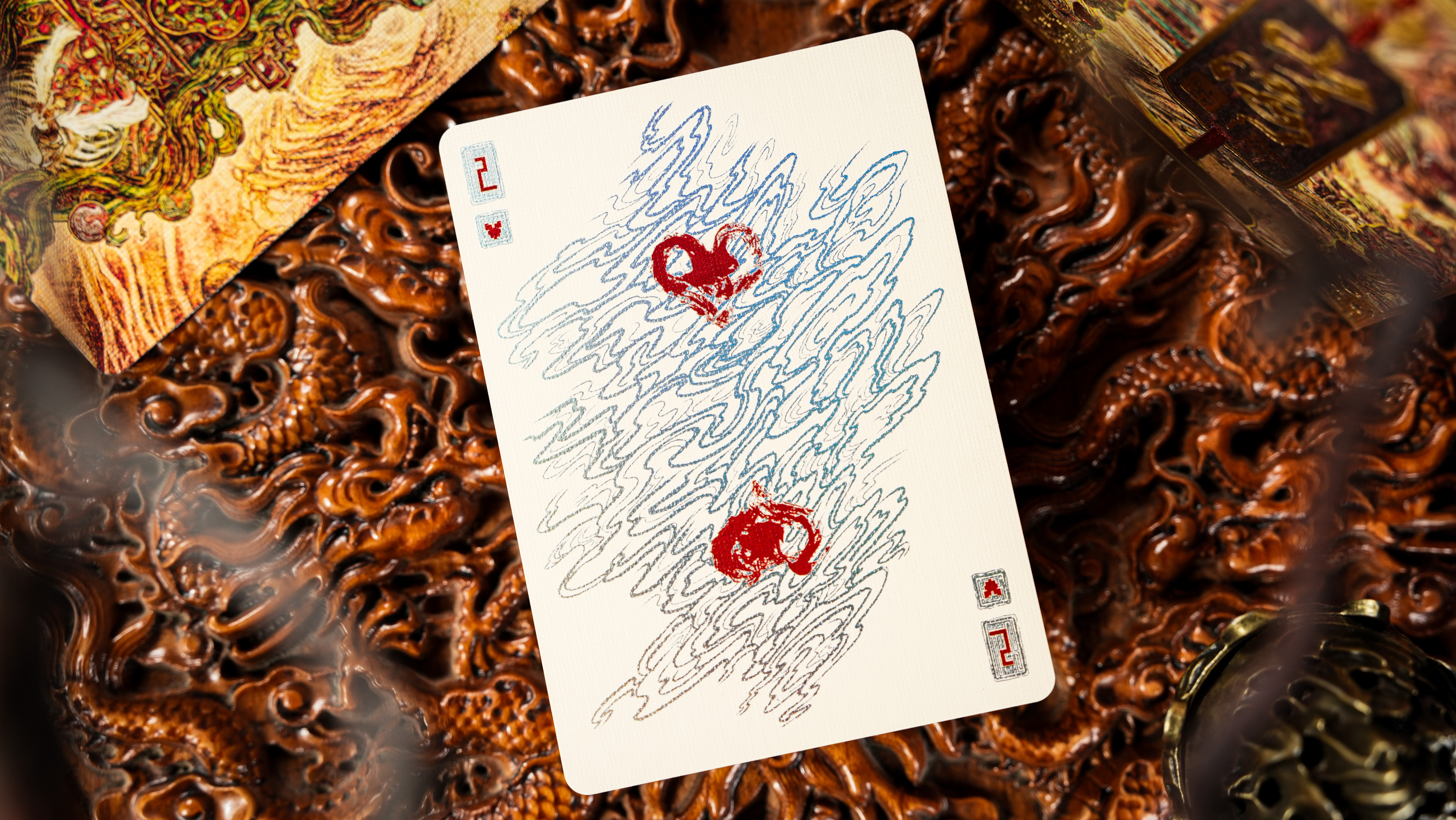Craftsmanship of Shan Hai V2 Artist Boxset Playing Cards art artwork branding design illustration playing cards visual