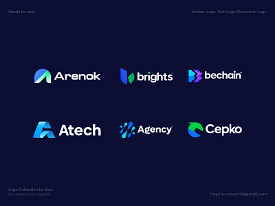 Modern Logos Collection by Maxoint V2 | 2022 app icon app icons branding design gradient logo icon identity logo logo design logo mark logos loogs collection minimalist logo modern logos monogram software logo startup logo tech logo vector