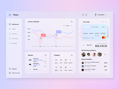 Finance Bank Web App | Dashboard b2b bank banking concept dashboard dashboard design design finance financial app financial management fintech investment money platform saas transactions ui ux web app web banking web service