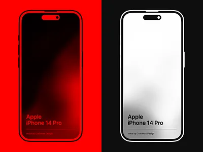 Free iPhone 14 Pro Vector Mockup Vol.02 branding craftwork design figma free freebie illustration iphone 14 pro iphone mockup landing mockup ui vector vector mockup web