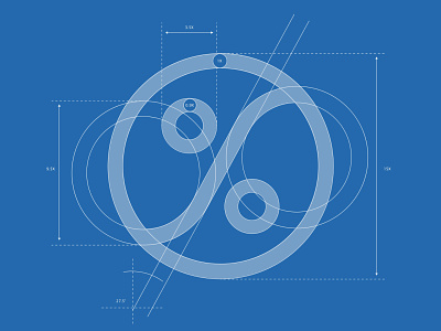 Balance Logo animation balance blue branding crypto finance graphic design grid logo logotype minimal motion vector