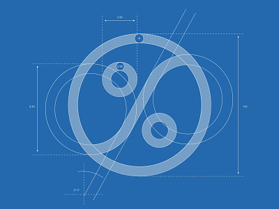 Balance Logo animation balance blue branding crypto finance graphic design grid logo logotype minimal motion vector