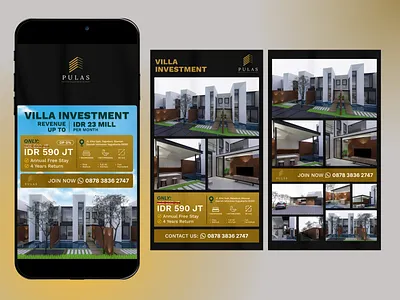 Pulas Palagan - Social Media Campaign ads estate instagram interface mobile professional real simple social ui user