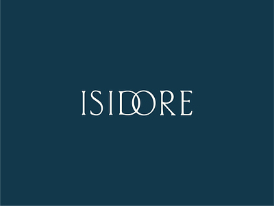 Isidore branding custom typography identity logo typography wip