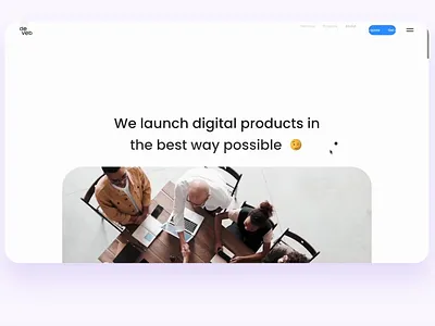 About • Deveb agency animation app branding creative deisgn development digital digital product landing page product ui uiux user interaction ux web development website website design website development