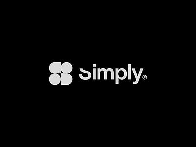 Simply badge brand branding design lettermark logo minimalist monogram s s letter