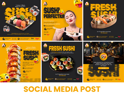 Food Social media post design 3d animation food graphic logo motion graphics social media grid design social media post