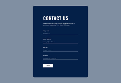Daily UI :: 028 - Contact Us app branding contact contact us contact us page daily ui 028 daily ui 28 dailyui dailyui 028 dailyui 28 dailyui028 dailyui28 design minimal ui ux web