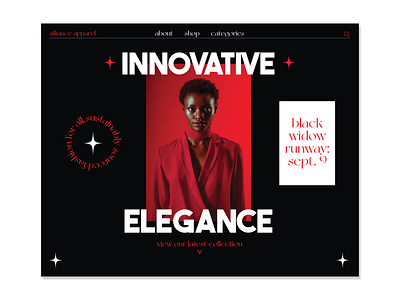 website home page mockup - fashion website branding design fashion graphic design logo luxury mockup typography ui ux vector website