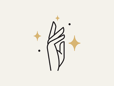 Mystical Hand branding color cute design hand icons illustration logo magical mystic ui vector zodiac