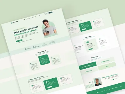 Fintech Landing Page | Finance Web Design bank website banking web banking website finance website fintech landing page fintech web design fintech website mobile banking ui uiux user experience wallet website webdesign