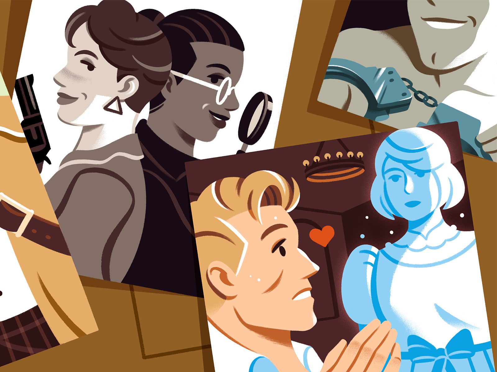 Romance Subgenres by Raúl Gil for Reedsy on Dribbble