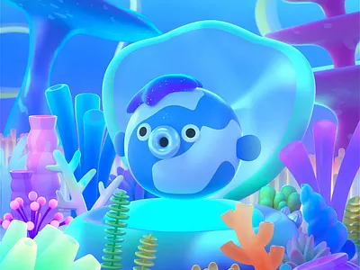 Prince Pearl 👑 3d 3d art 3d illustration 3dcharacter animation cinema4d illustration motion graphics octane