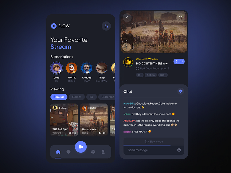 Mobile Streaming Service by Purrweb UI/UX Agency on Dribbble