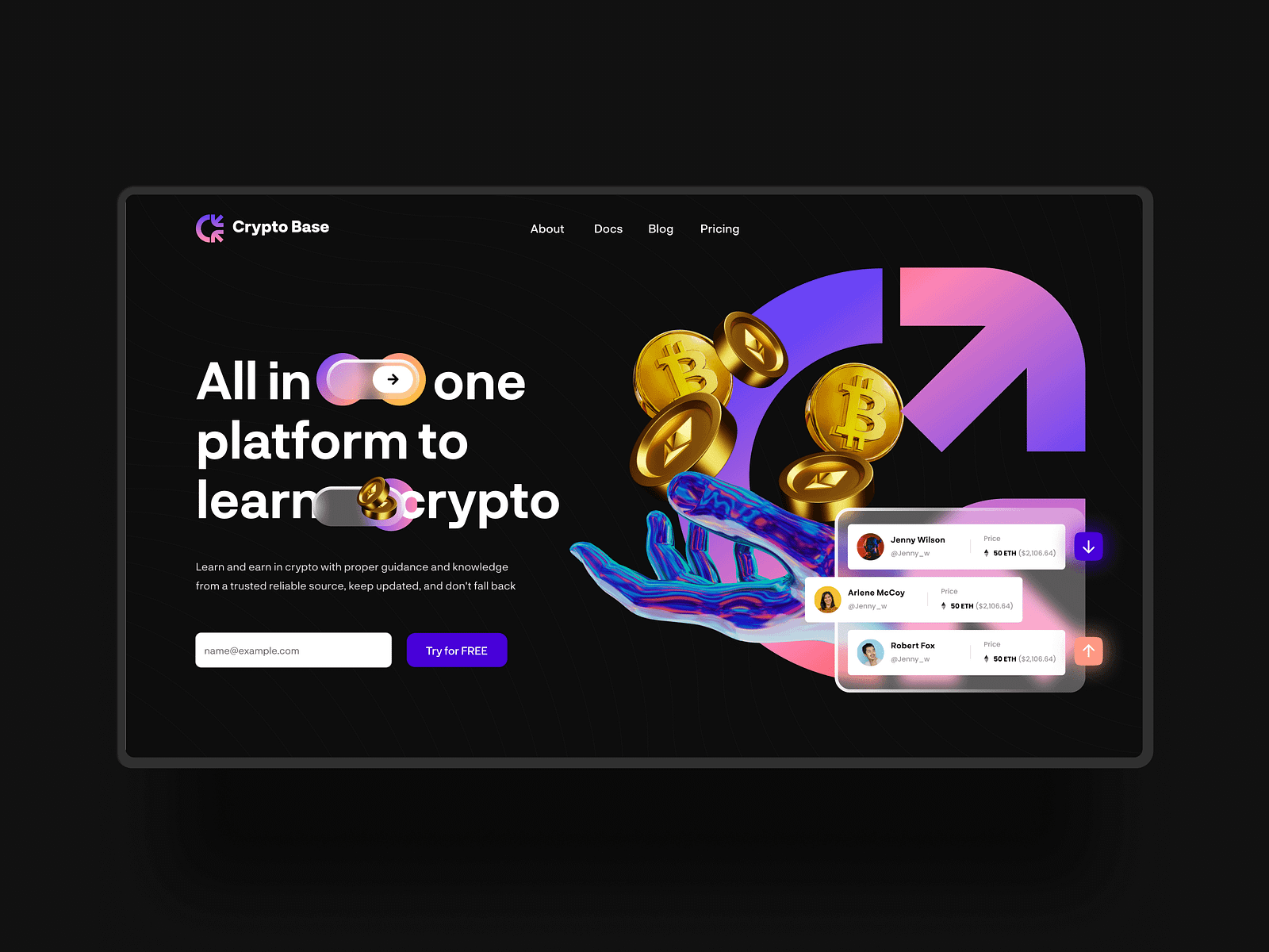 Crypto Base | Brand Identity, Logo Design by Niyesh Shaji 🏅 on Dribbble