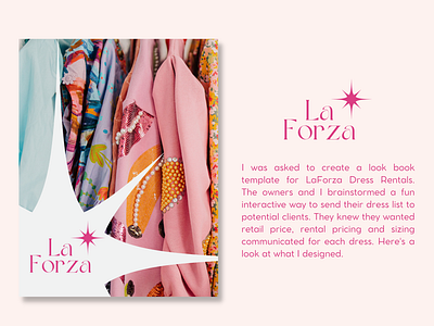 LaForza - Look Book brand collateral branding design graphic design greenville sc look book print design