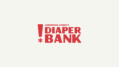 The Diaper Bank - Brand Identity brand collateral brand identity branding design diaper bank branding graphic design greenville sc logo