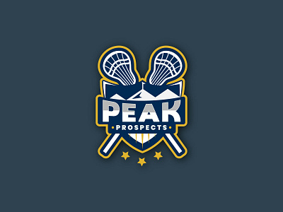 Peak Prospects | Logo Design brand identity branding design graphic identity illustration logo logo mark logodesign logotype sports brand typography
