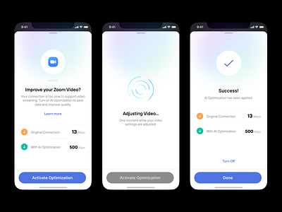 Video Optimization app optimization ui ux video optimization