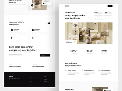 Loona - Business Solution Landing page business business solution corporate interface landingpage solution ui web webdesign website