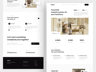 Loona - Business Solution Landing page business business solution corporate interface landingpage solution ui web webdesign website