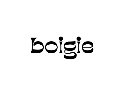 Boigie - Logo Design abstract animation boz branding clothing design fashion graphic design logo logo design