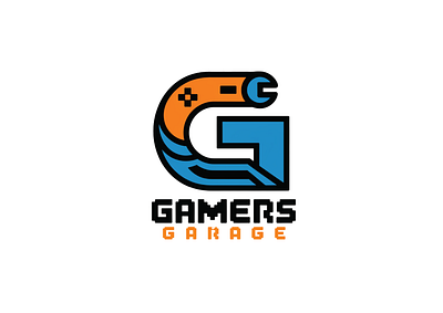 Gamers Garage Branding branding design graphic design illustration logo typography vector