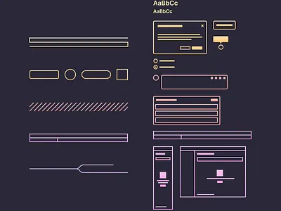 Pajamas "stack" definition wires design system gitlab illustration