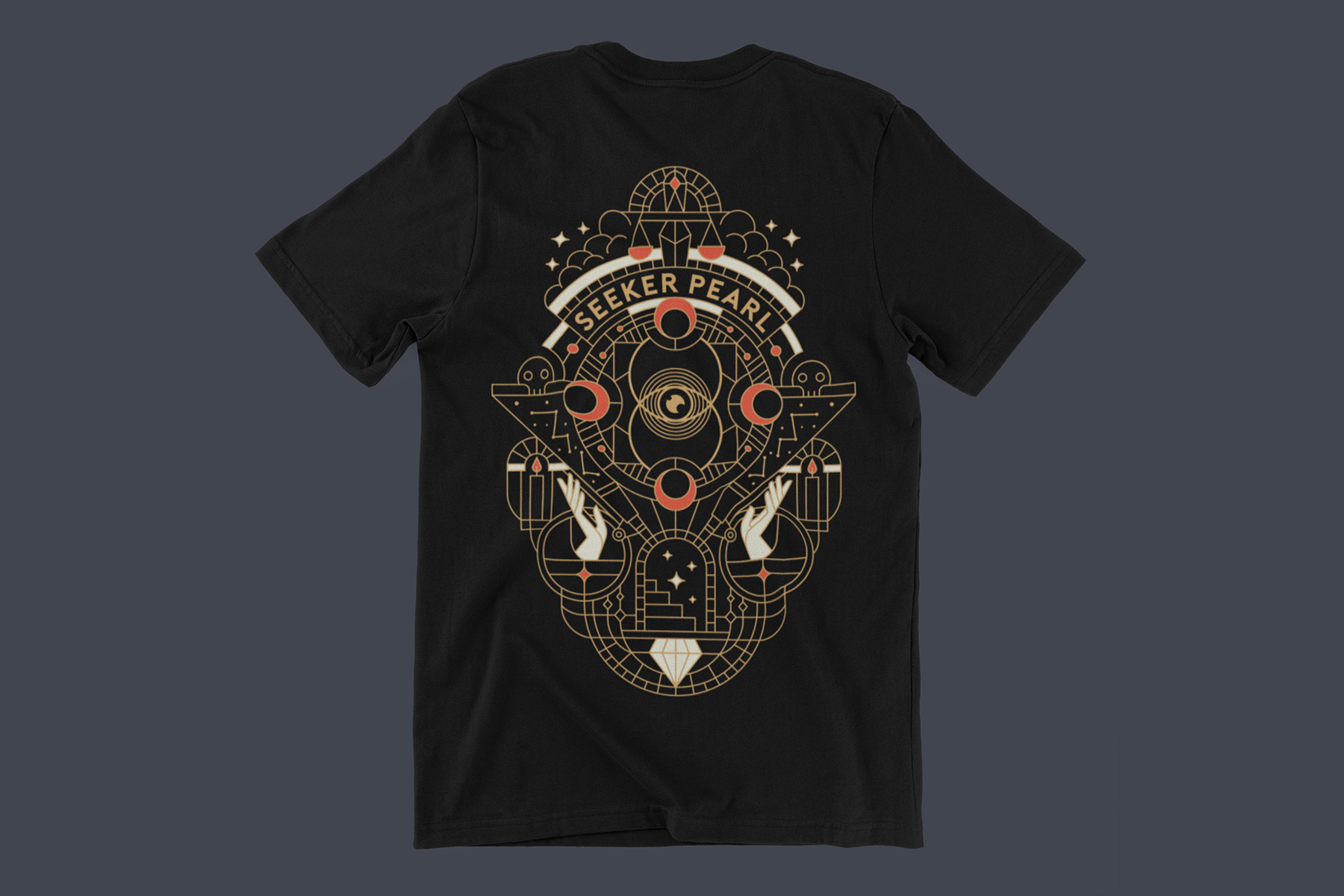 Example of Unique Linework T Shirt Illustration